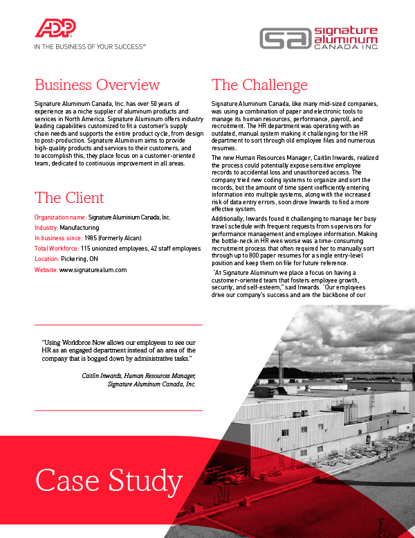 Case Studies | ADP Canada